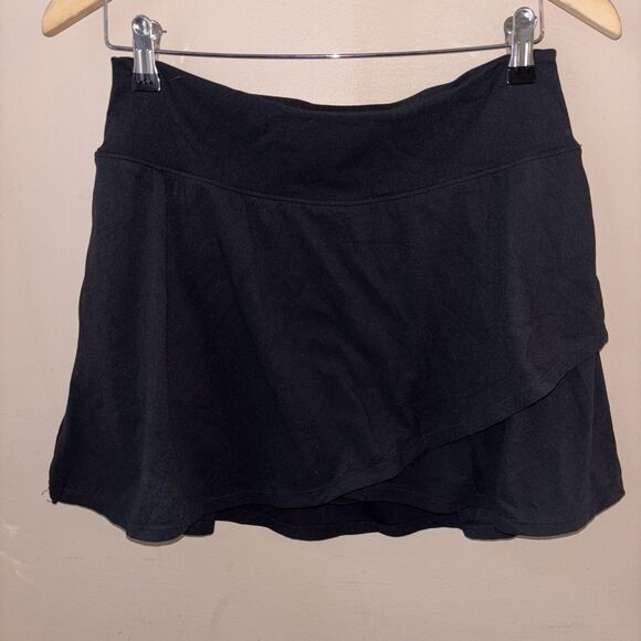 Joy Lab Dresses & Skirts - Joy Land Women’s Large Black Skort Knit Stretch Athletic Casual Skirt